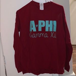 long sleeve alpha phi top